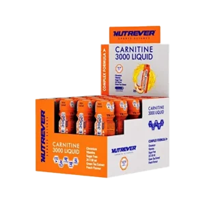 Alman Menşei Nutrever L-carnitine Şeftali Aroma Likit 20 Ampul 60 Ml