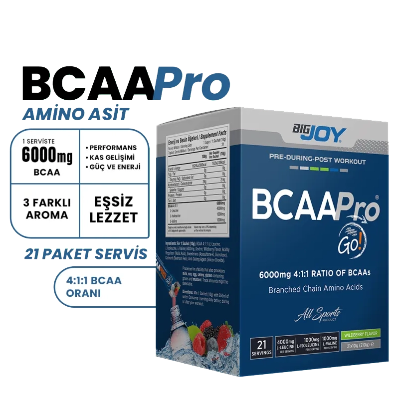 BigJoy BCAAPro Go! 4:1:1 210g - Görsel 2
