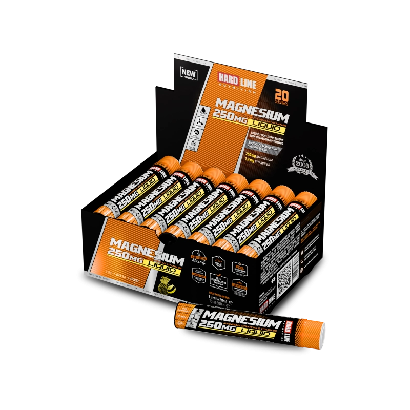 Hardline Magnesium Liquid 250 Mg 30mL*20 Adet