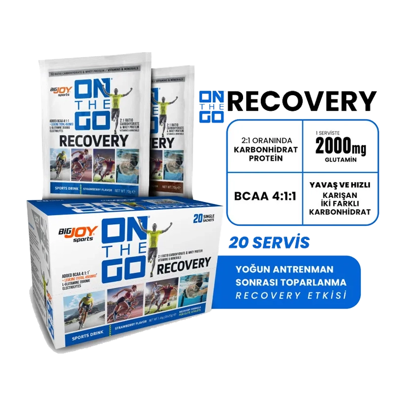 On The Go Recovery Sports Drink (20 Adet*70gr) - Görsel 2