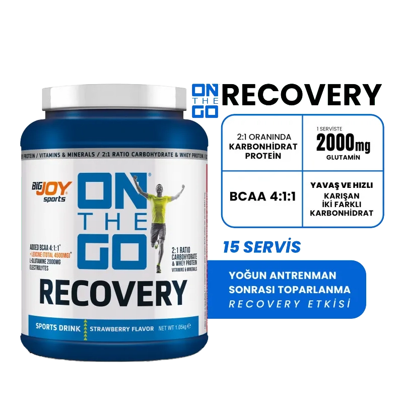 OnTheGo Recovery Sports Drink Çilek - Görsel 2