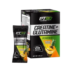 PTGO Nutrition Creatine+Glutamine 21 Saşe x 15gr Ananas Aromalı