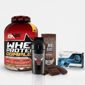 QNP Nutrition 2023 Gr Whey Çikolata Biscuit Aromalı + Selenyum Vitamin + Rice Cream + Shaker